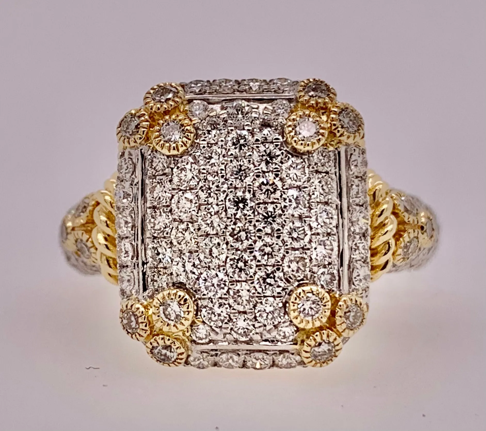 14K Diamond Fashion Ring