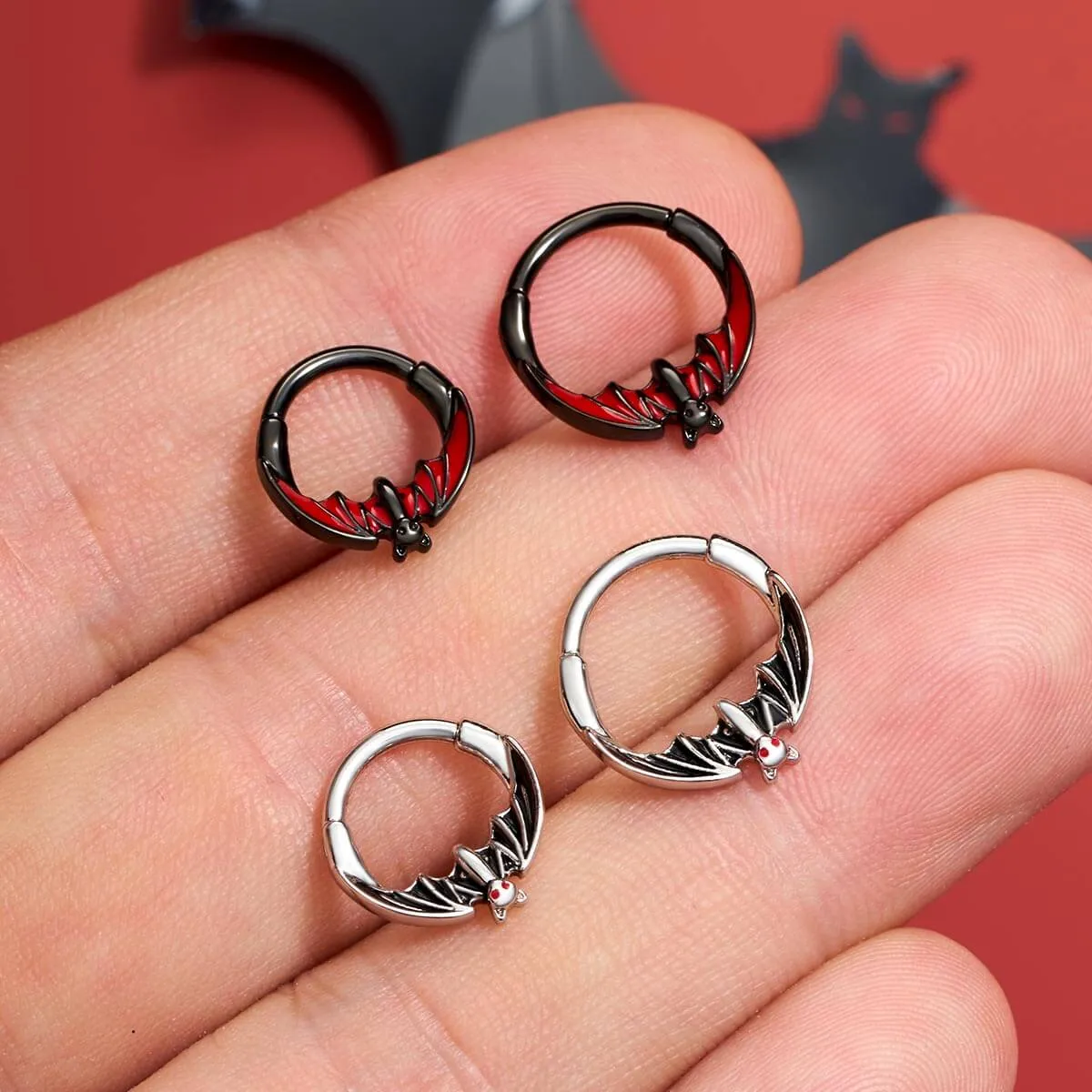 16G Hanged Bat Septum Ring