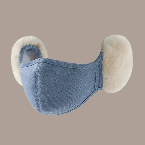 2-in-1 Warm Earmuffs & Cold Mask - Winter Fashion for Women