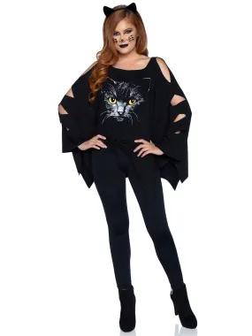 2PC Cat Poncho Costume