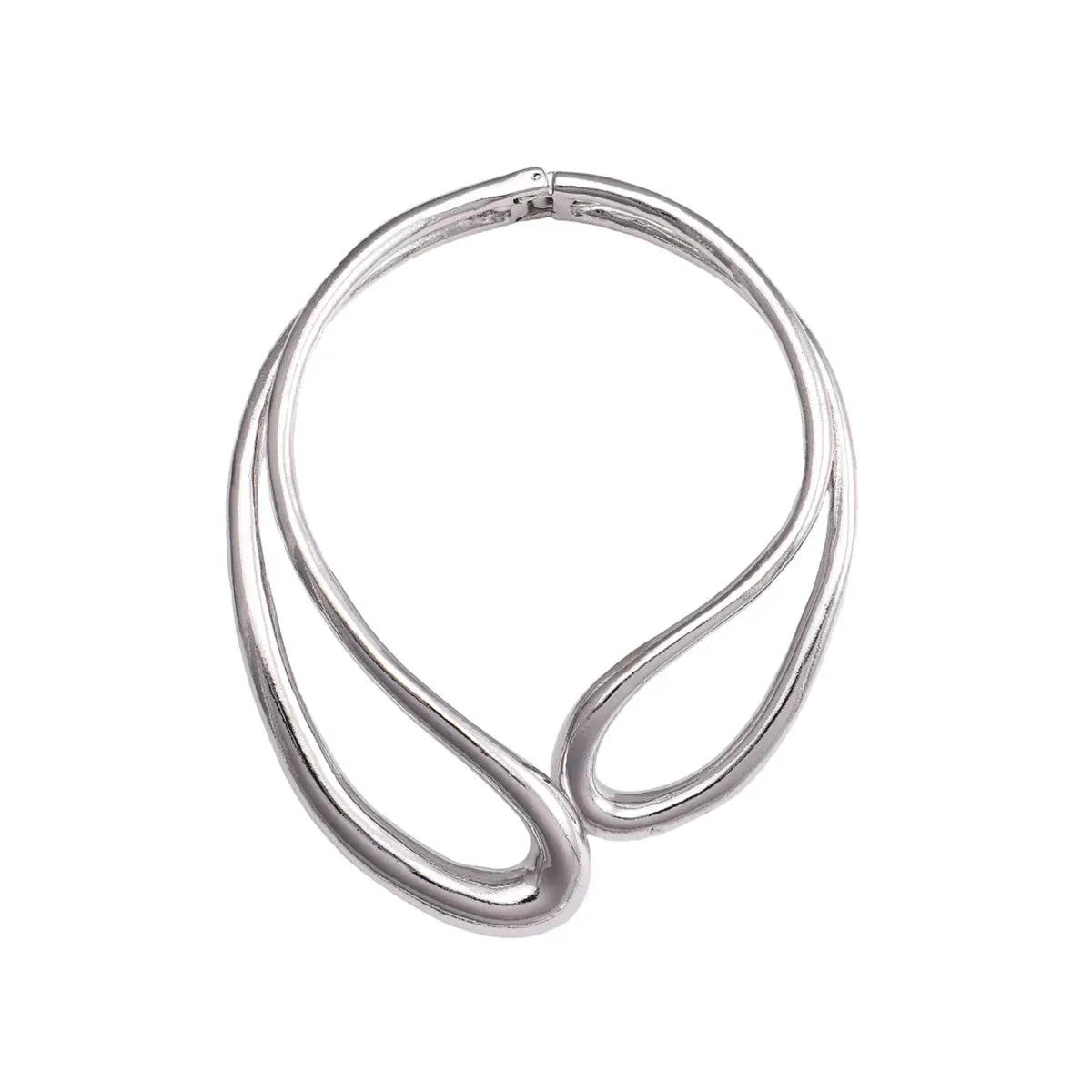 A&A Geometric Open Bangle and Choker