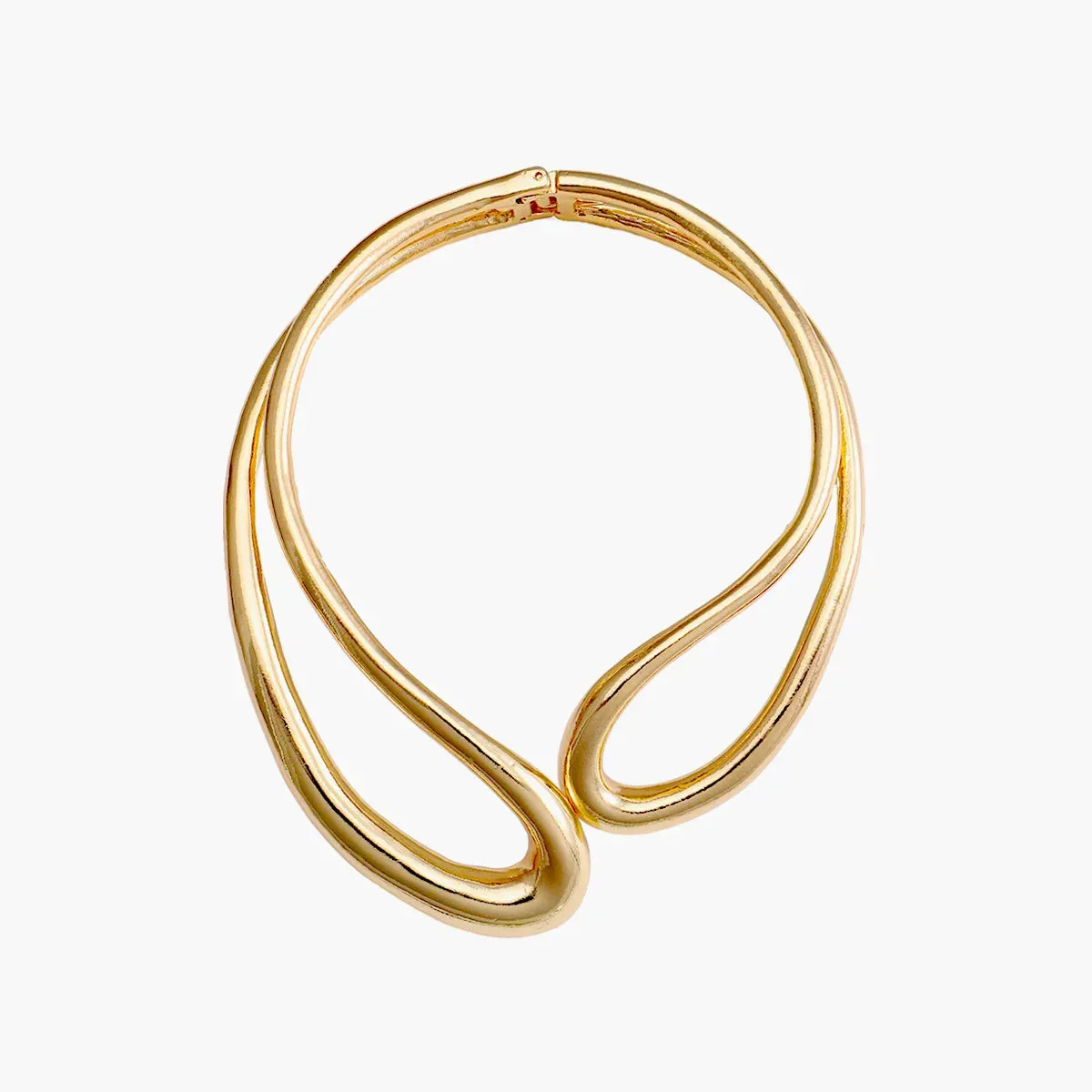 A&A Geometric Open Bangle and Choker