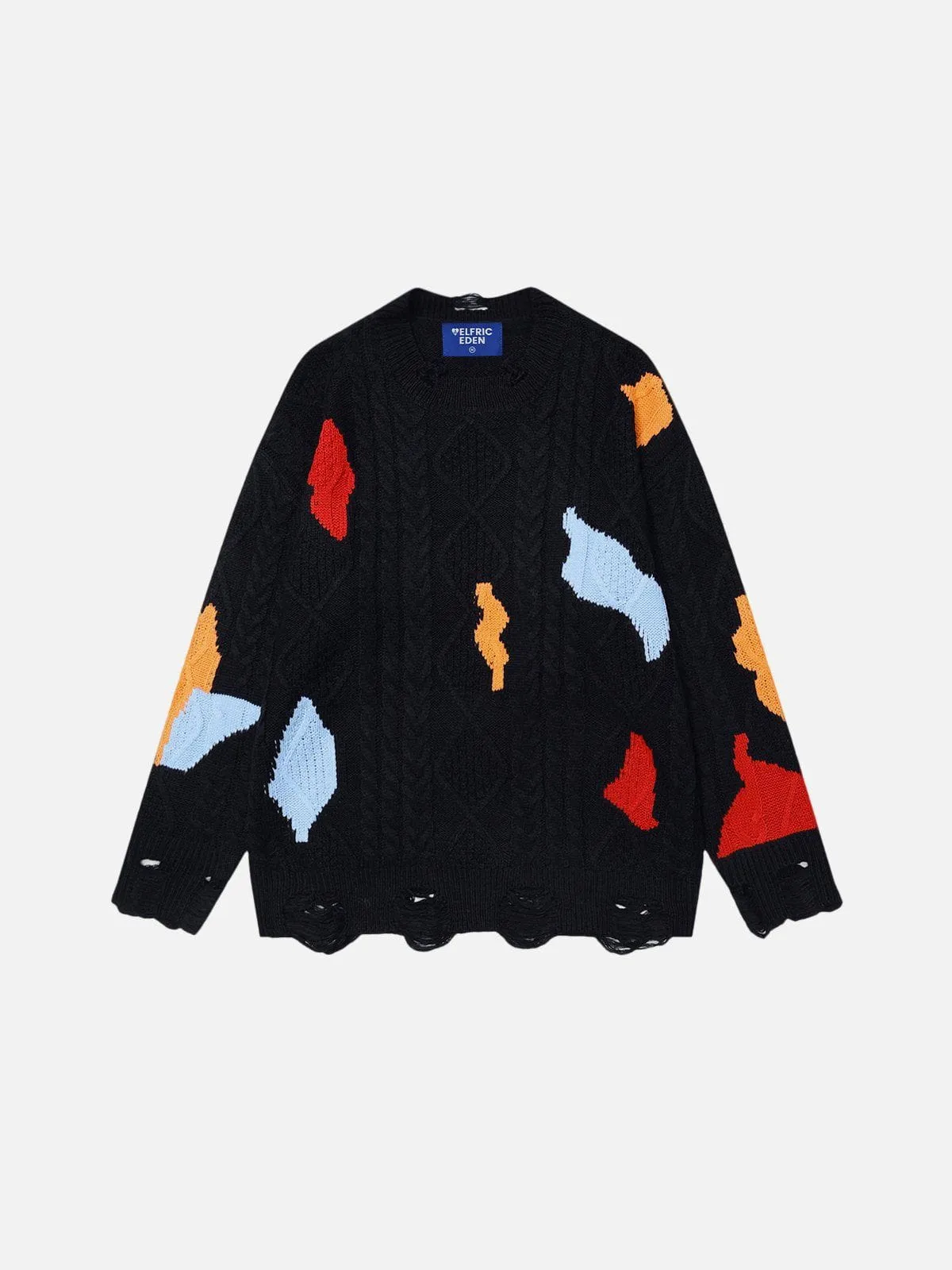 Aelfric Eden Graffiti Patchwork Sweater