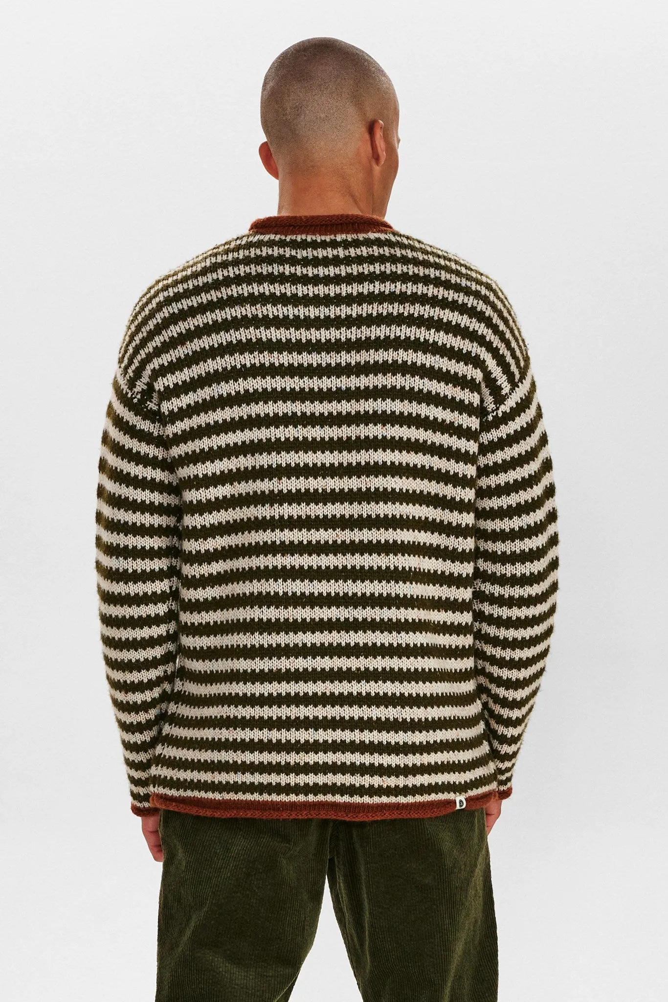 AKKARL CHUNKY COTTON KNIT - Forest night