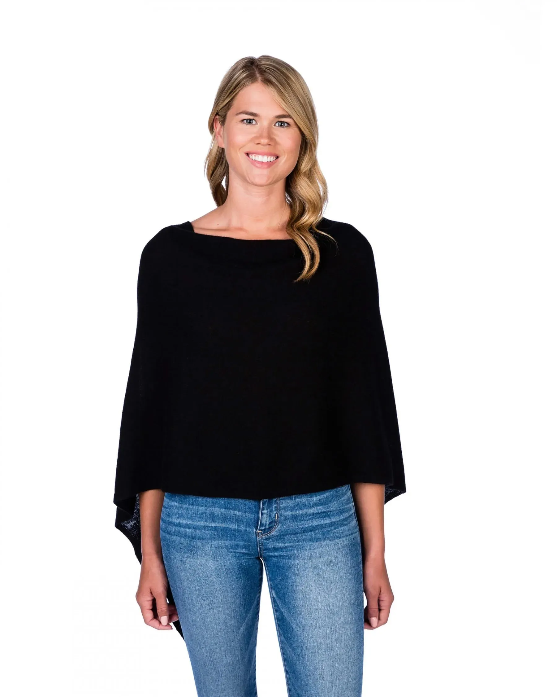 Alashan | 100% Cashmere | Dress Topper Poncho | Women's