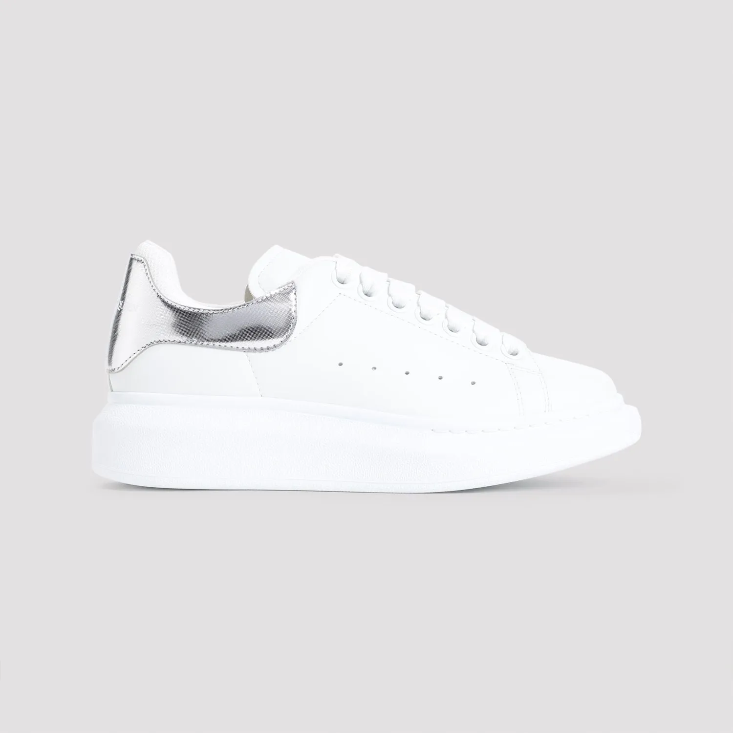 ALEXANDER MCQUEEN Oversized Designer White Sneakers for Women