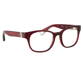 Ann Demeulemeester Unisex Rectangular Clear Eyeglasses AD15C3OPT