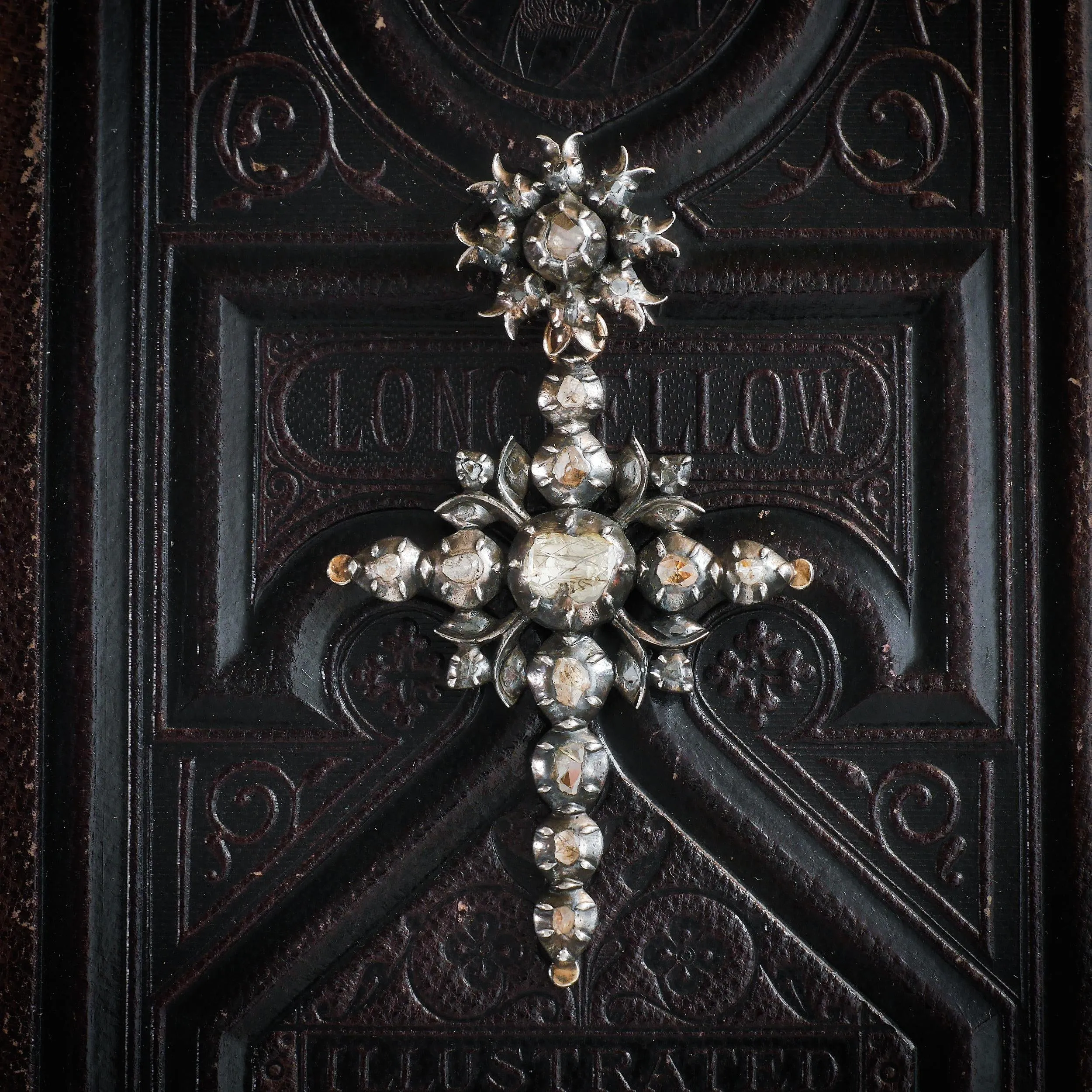 Antique 19th Century Belgian Diamond 'Flemish' Cross