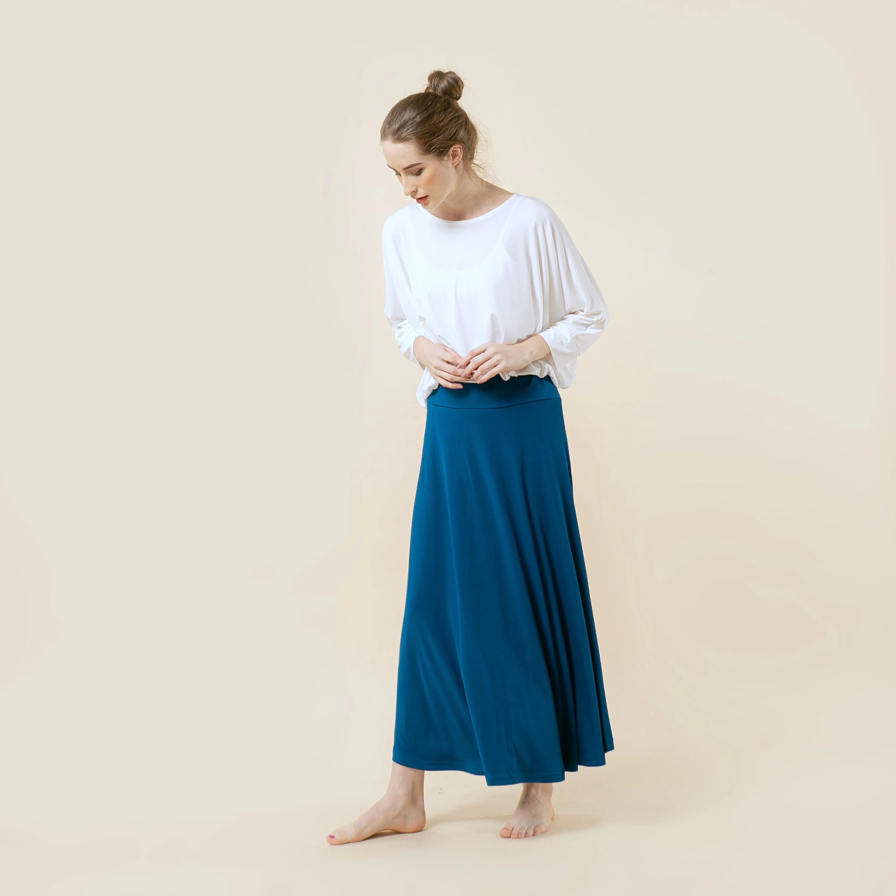 Anza A-Line Skirt - Dark Turquoise