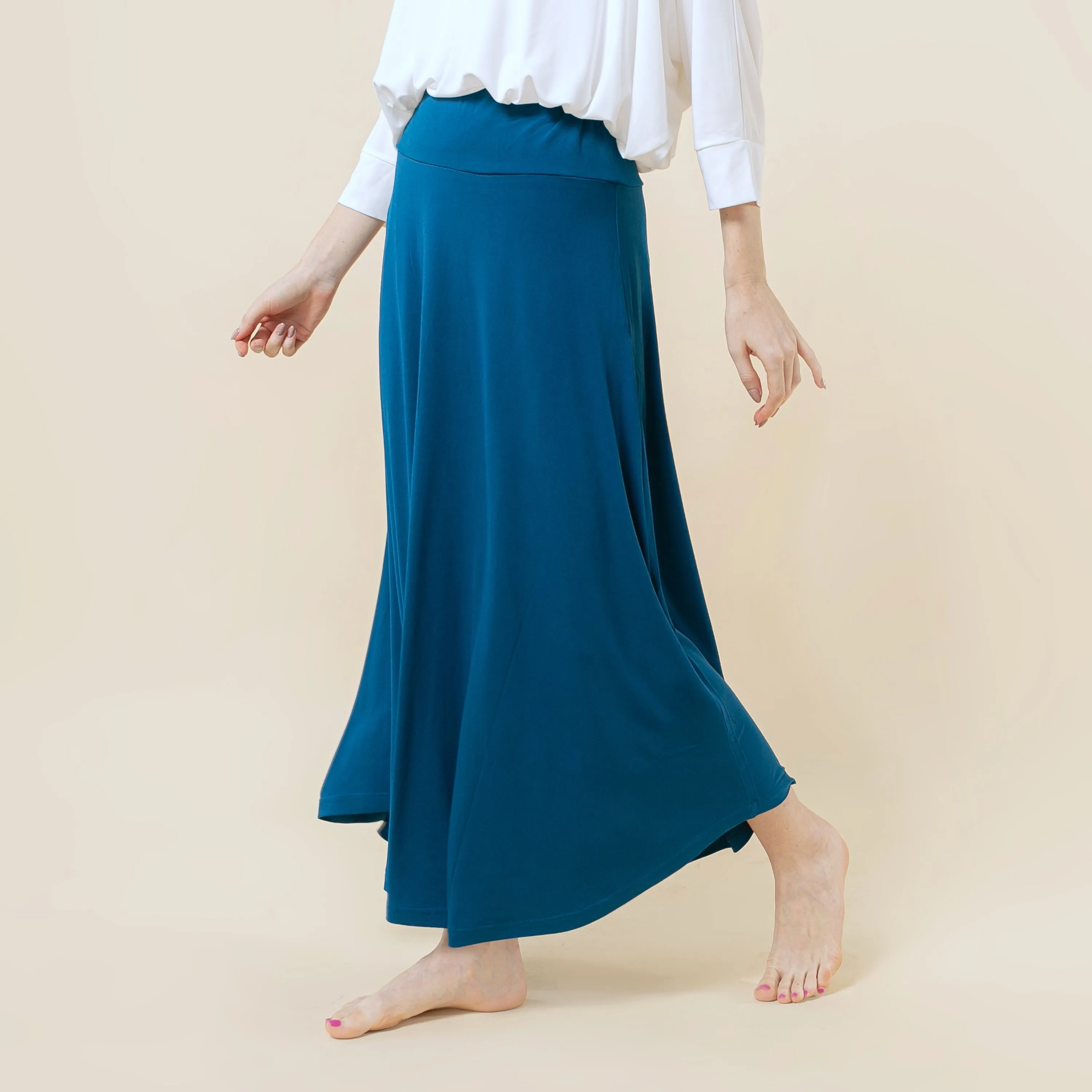 Anza A-Line Skirt - Dark Turquoise