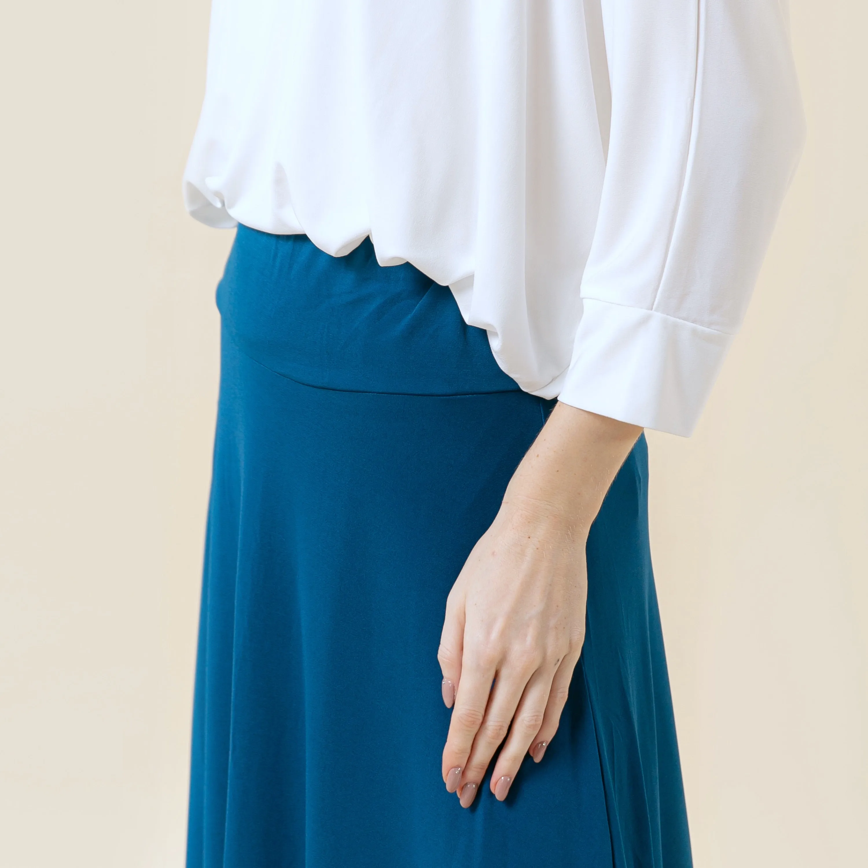 Anza A-Line Skirt - Dark Turquoise