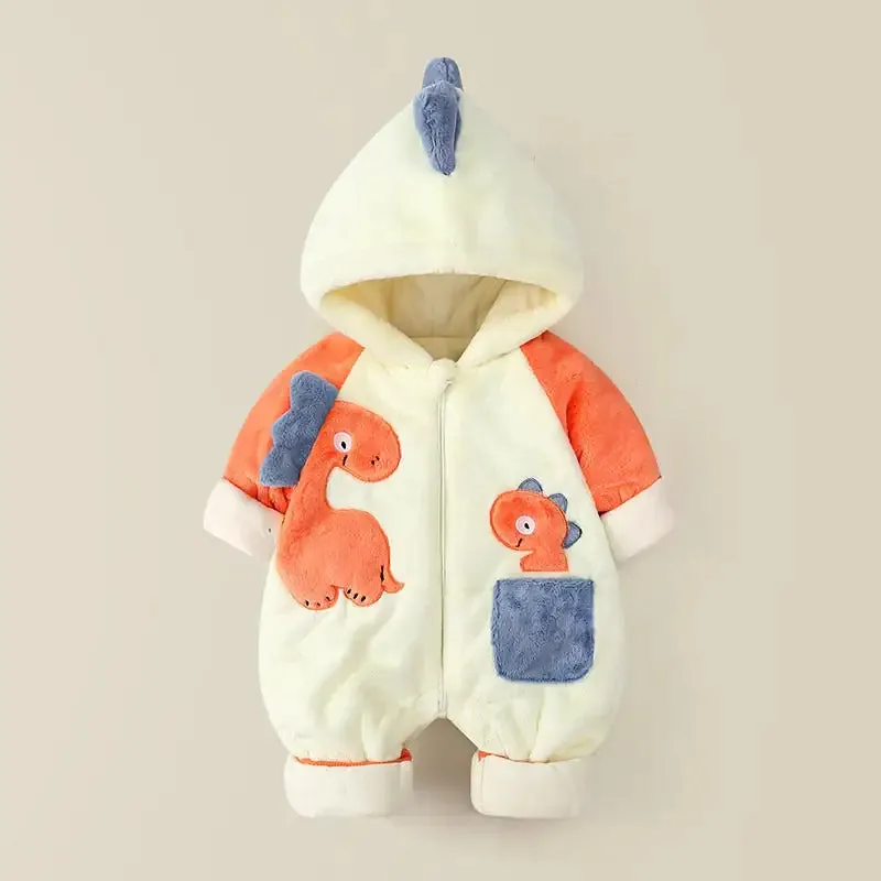 Baby Cozy Plush Winter Romper