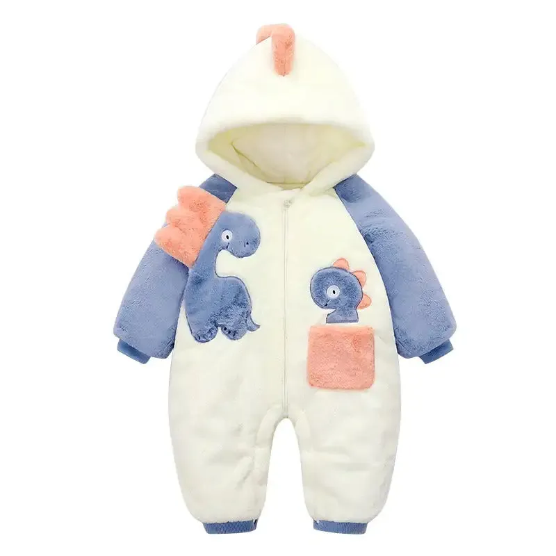 Baby Cozy Plush Winter Romper