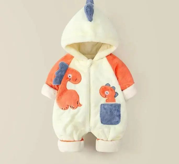 Baby Cozy Plush Winter Romper