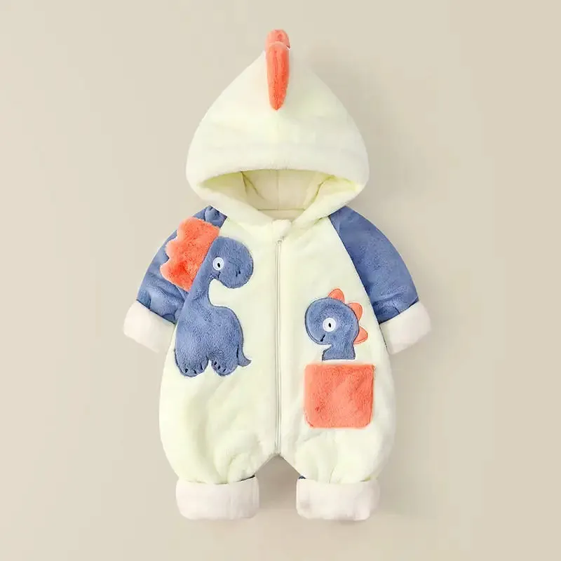 Baby Cozy Plush Winter Romper