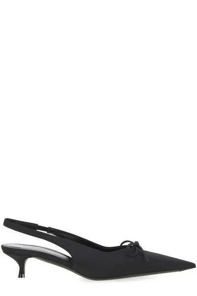 BALENCIAGA Chic Black Slingback Pumps l40