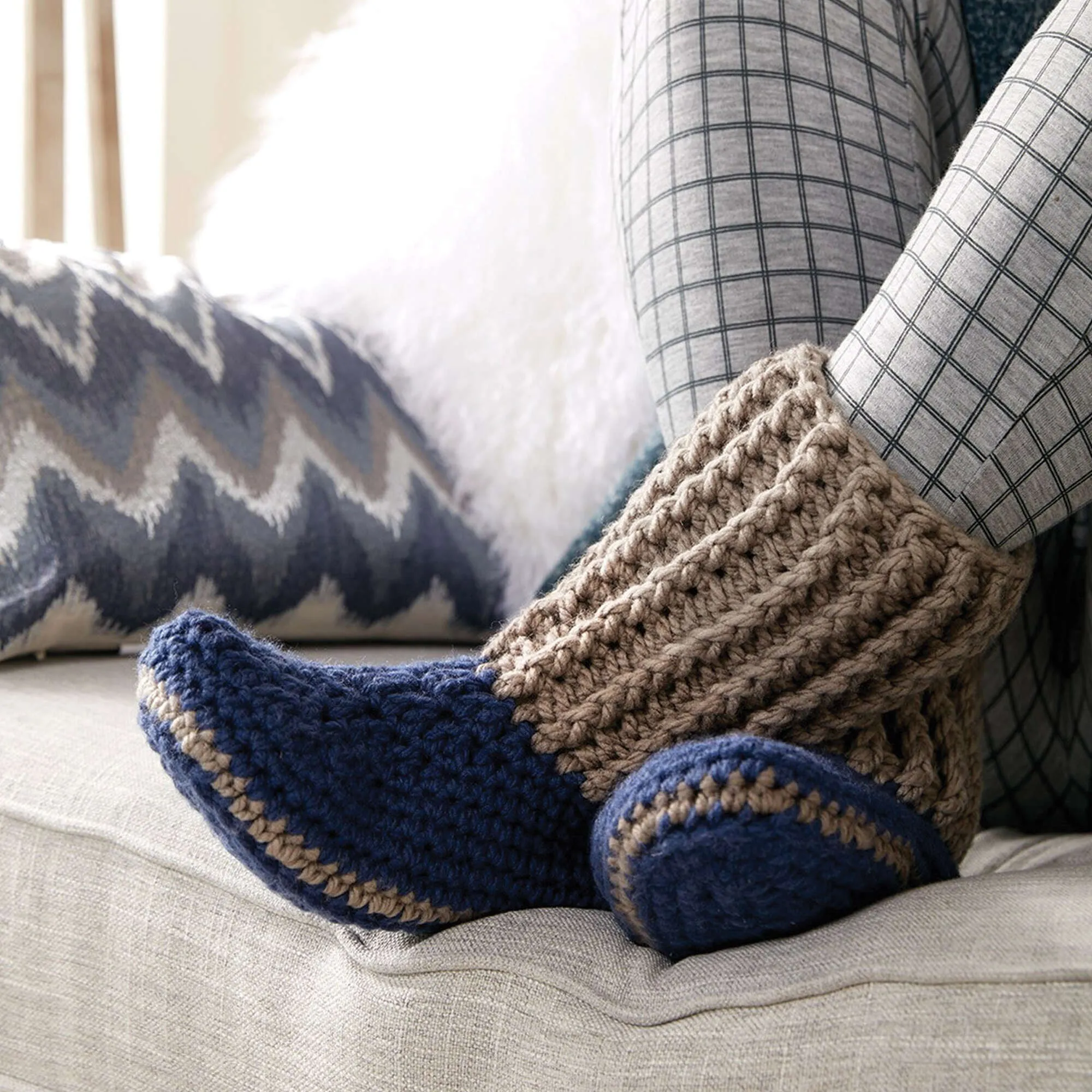 Bernat Crochet Slipper Socks