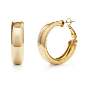 Big Chunky Hoop Earrings