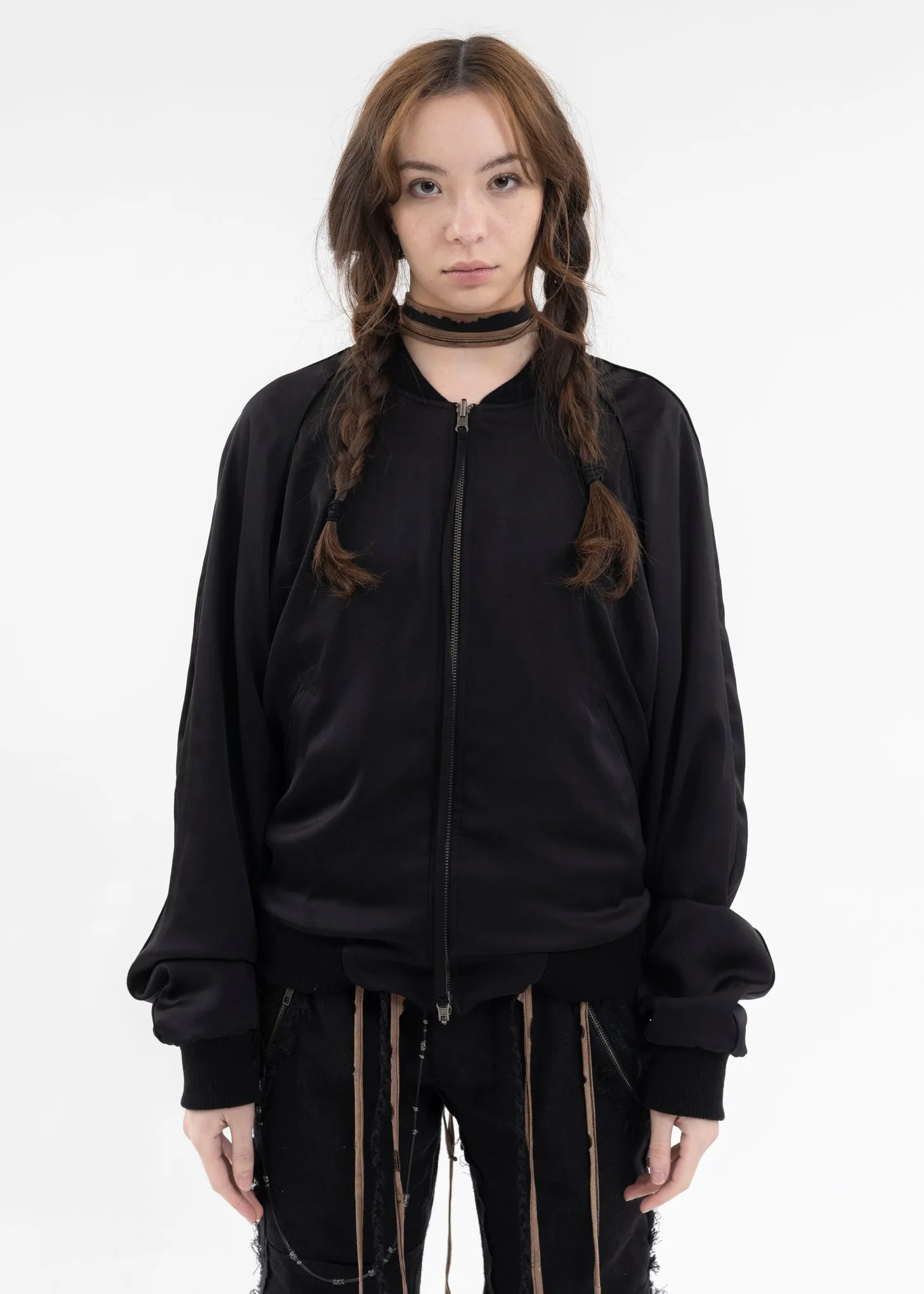 BLACK REVERSIBLE BLOUSON