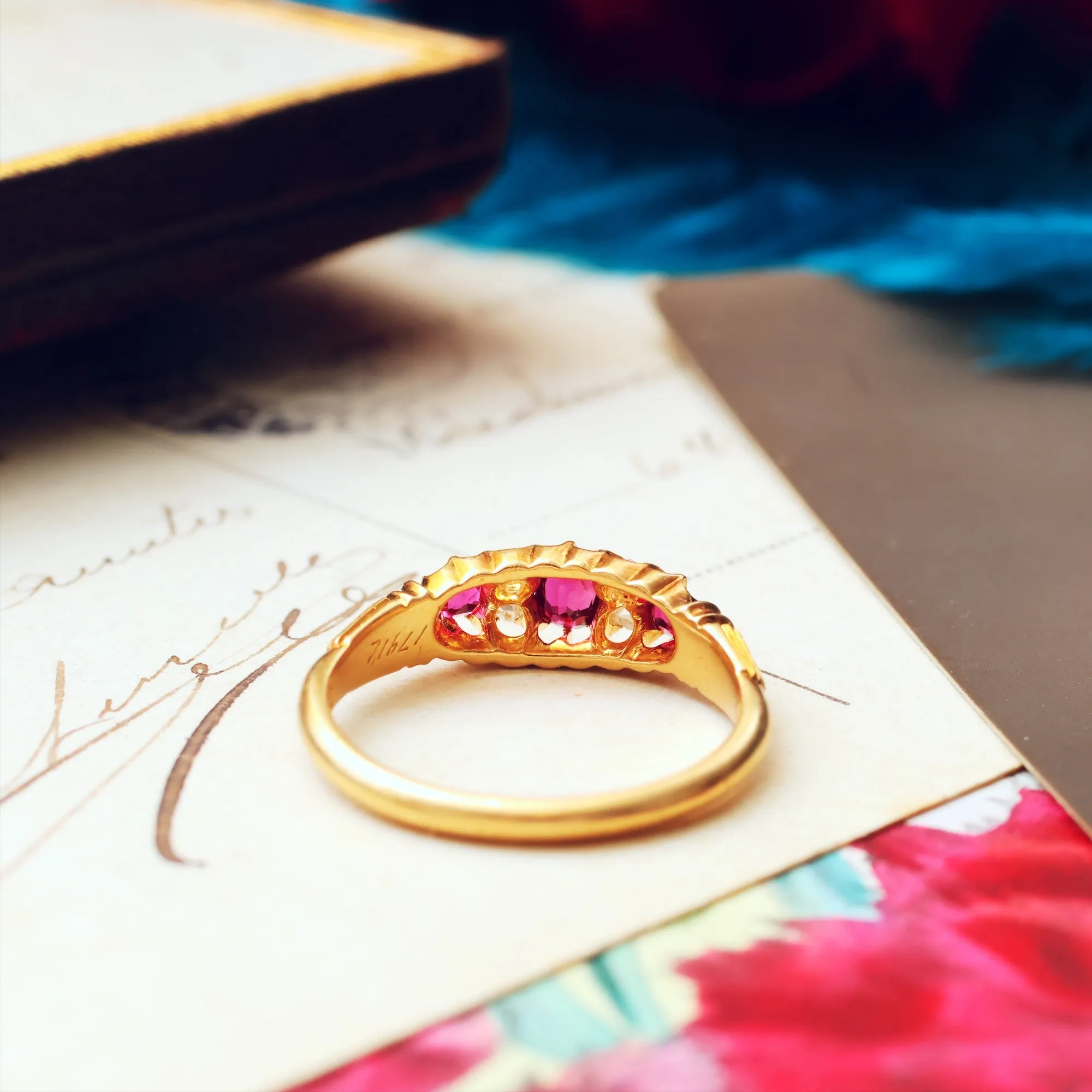 Bless'd Antique Ruby & Diamond Ring