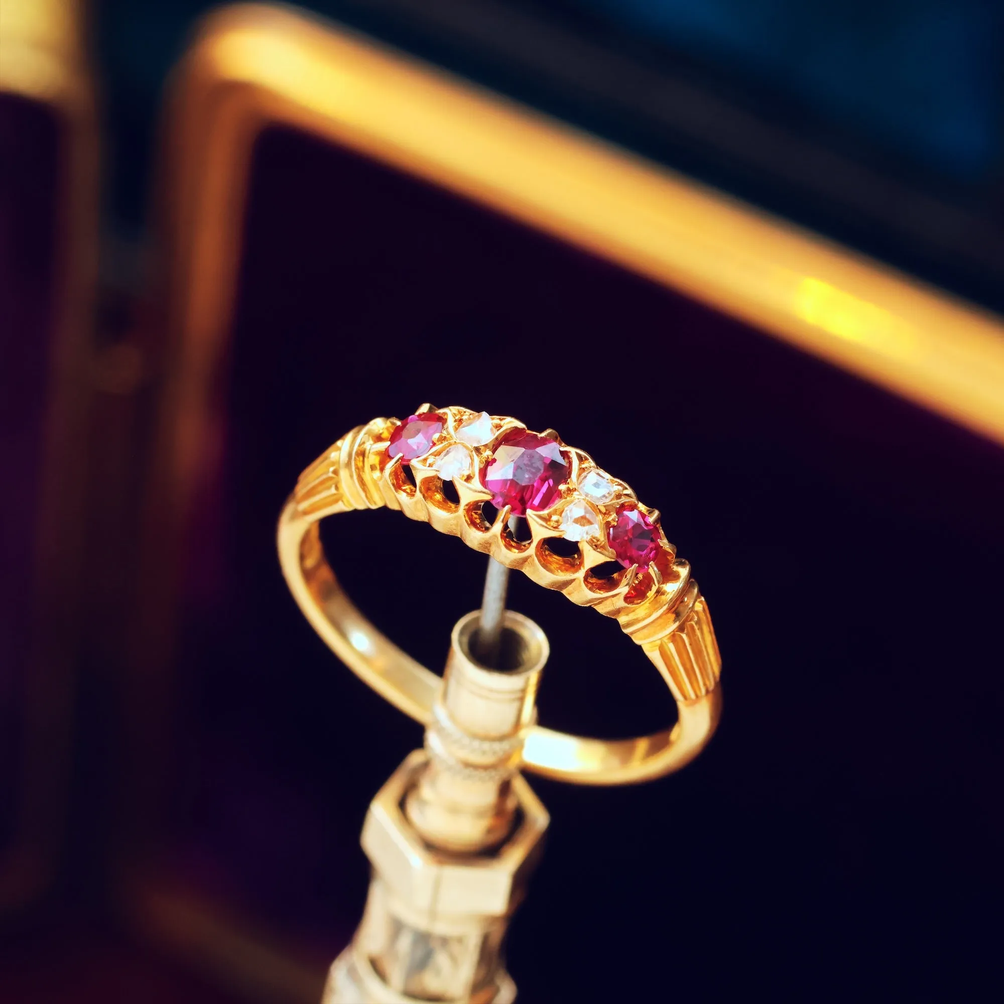 Bless'd Antique Ruby & Diamond Ring