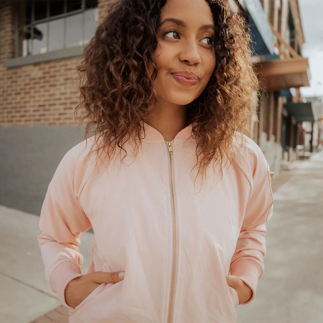 Blush Bomber Jacket