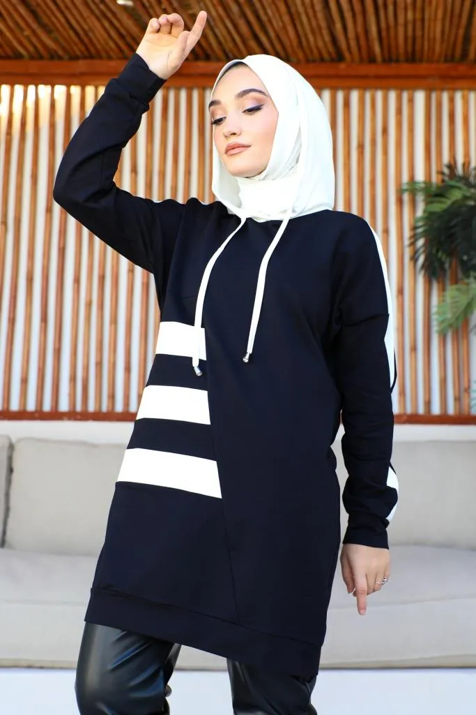 BNG Women Two Striped Thread Set Black - Clermont