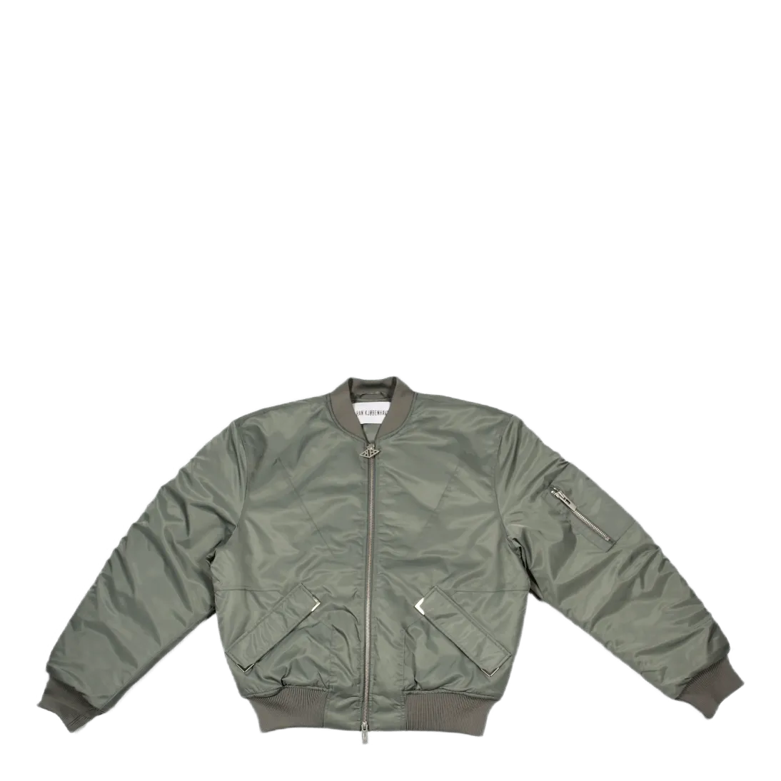 Bomber Cut Dusty Olive Grey