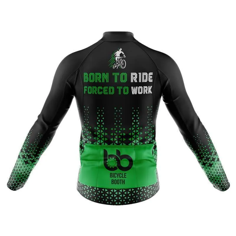 Born to ride, Force to work Long Sleeve Club Jersey (V3)/(V4)