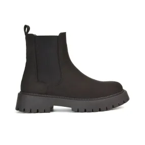 Bridget Chunky Sole Chelsea Ankle Boots In Black