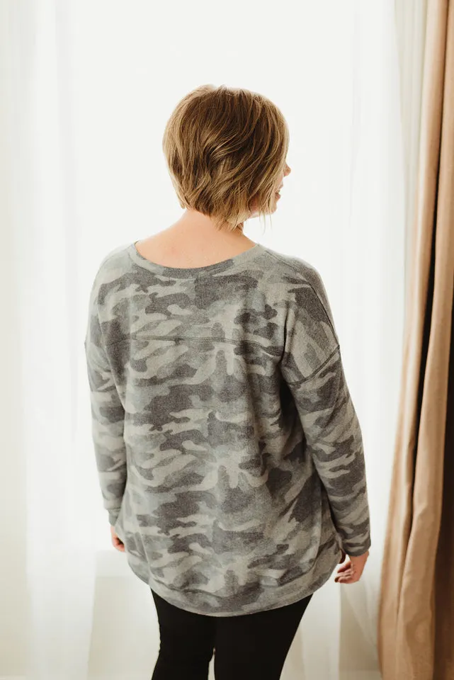 Camo Brushed Tunic