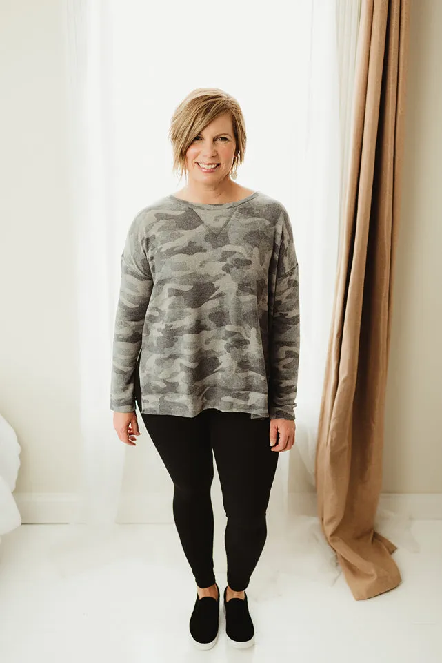 Camo Brushed Tunic