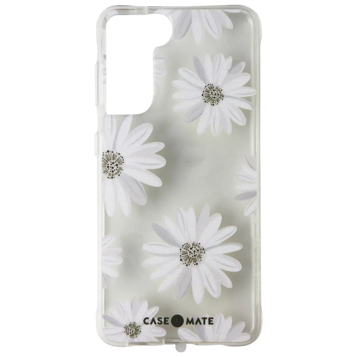 Case-Mate Prints Hardshell Case for Samsung Galaxy S21 5G - Glitter Daisies