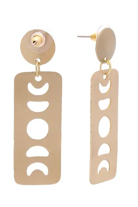 Chandra earrings, gold