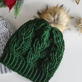 Chunky Cabled Beanie Crochet Pattern