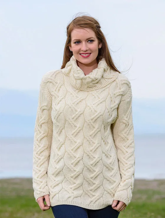 Chunky Cowl Neck Sweater | Classic