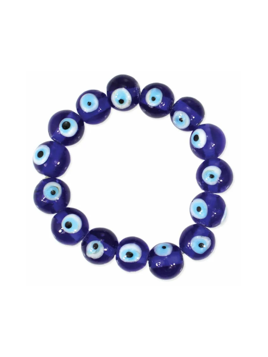 Chunky Glass Eye Bracelet