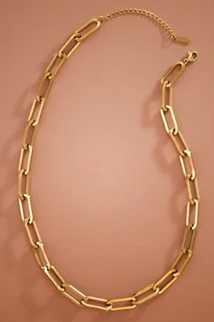 Chunky Paperclip Necklace