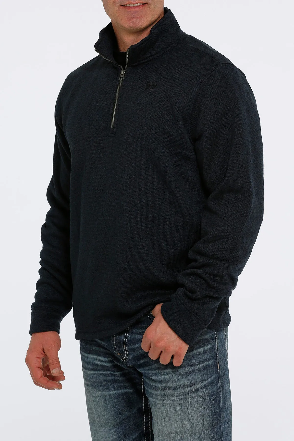 Cinch Men's Navy 1/4 Zip Pullover