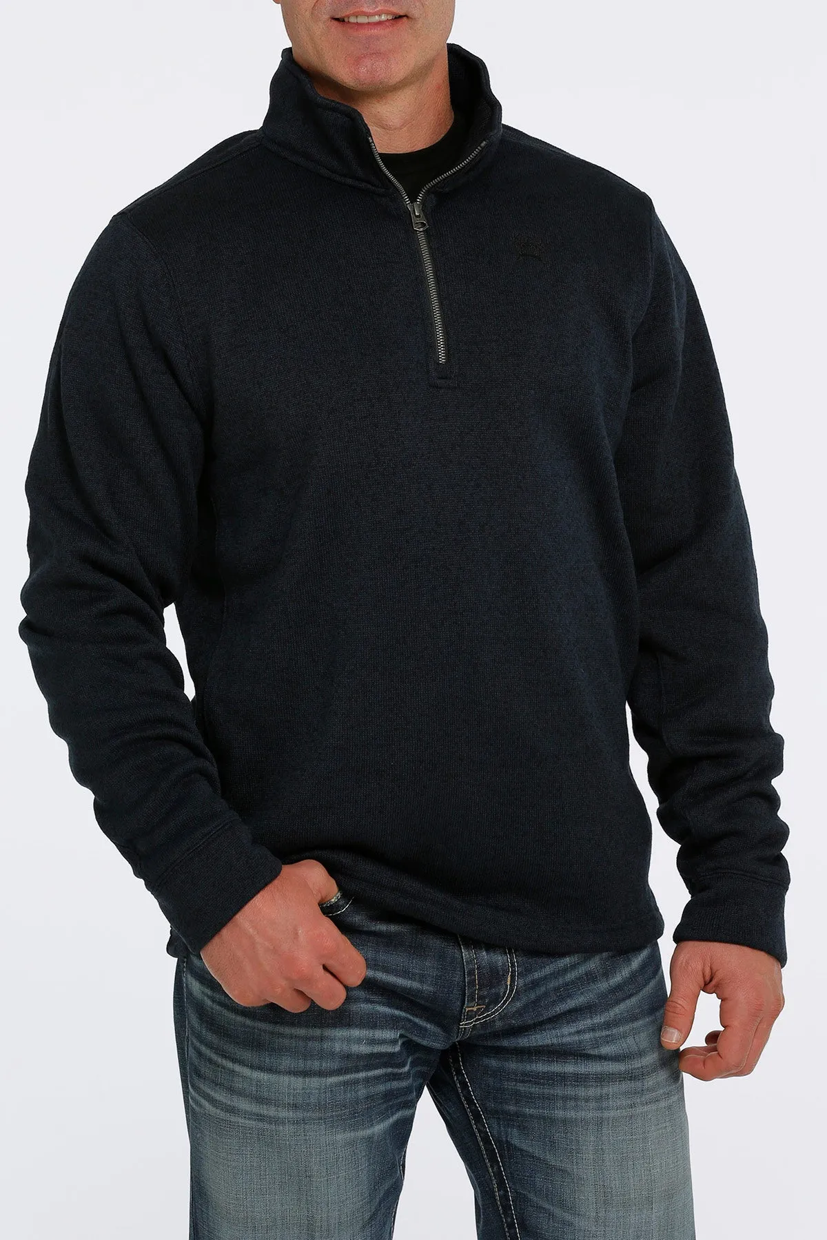 Cinch Men's Navy 1/4 Zip Pullover