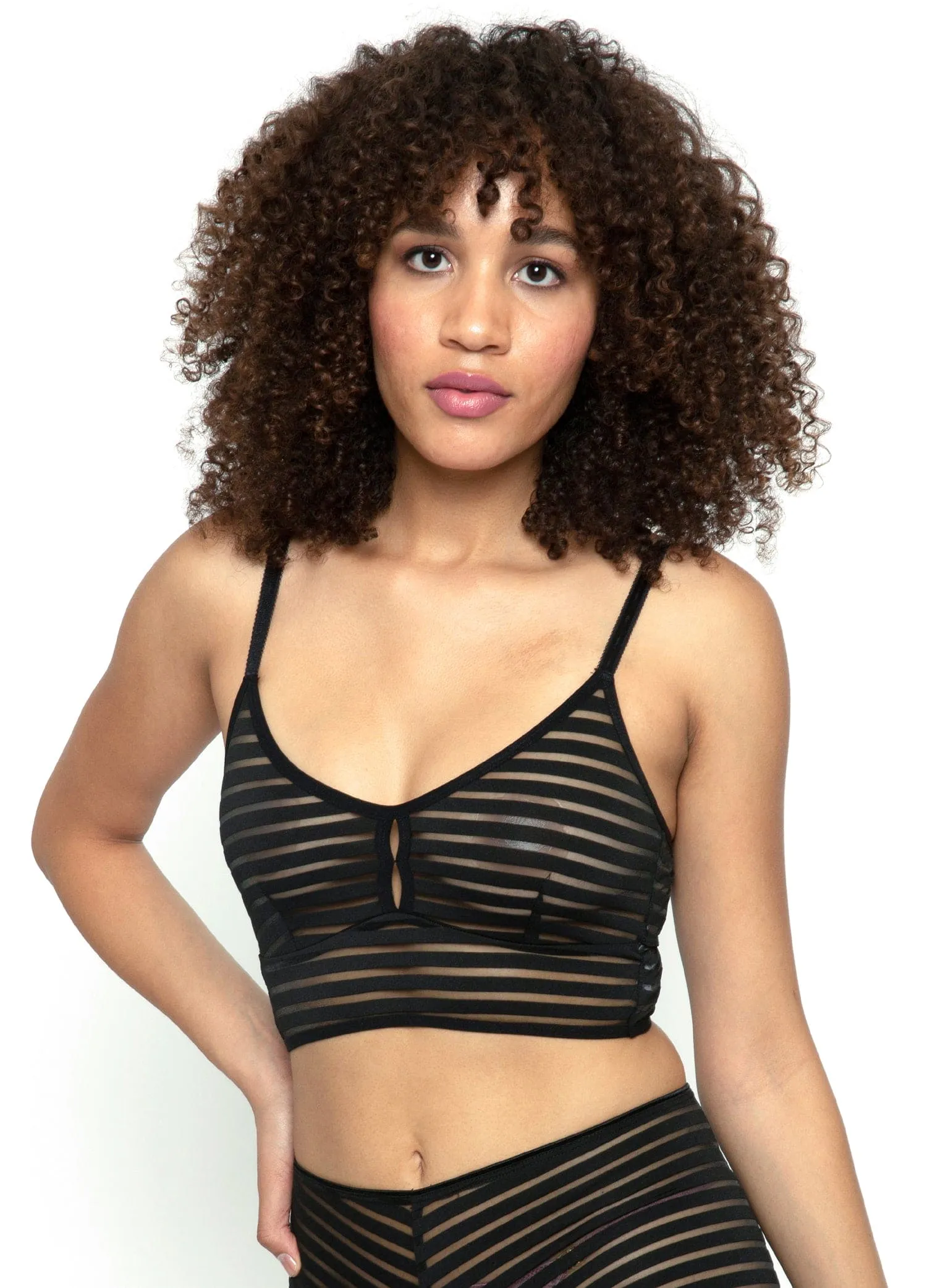 Classic bralet - Shadow Stripes