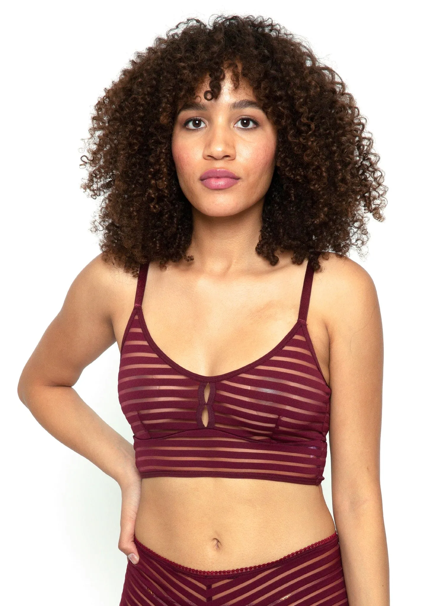 Classic bralet - Shadow Stripes