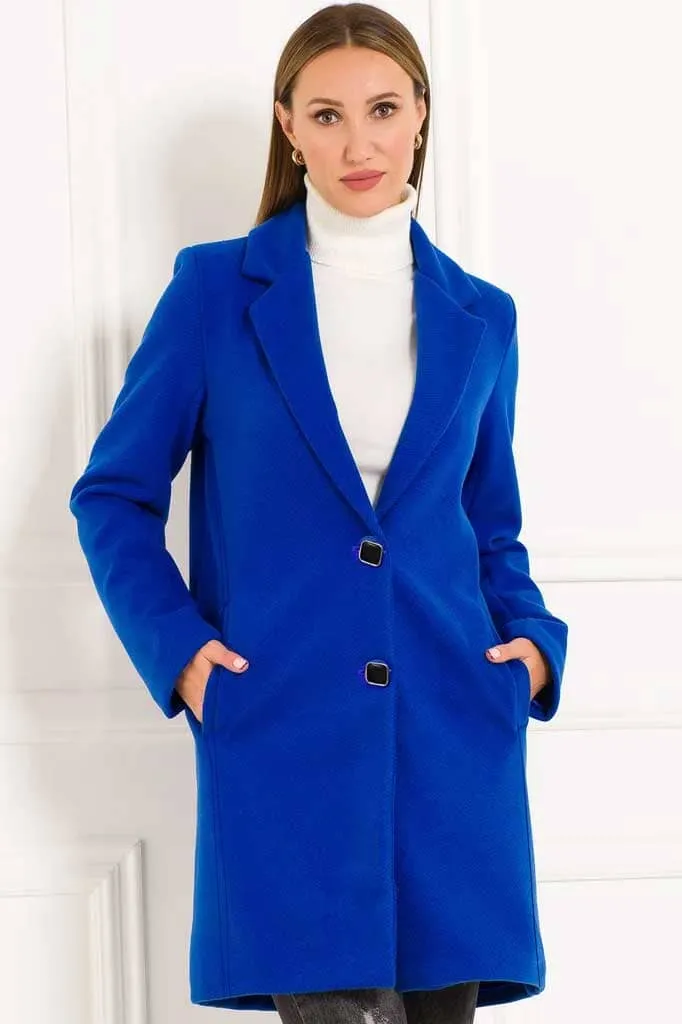 Classic Fashion Women's Winter Outwear Wool Long Coat