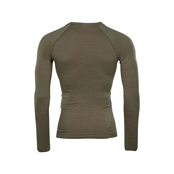 Clawgear Longsleeve Merino Seamless stonegrey olive