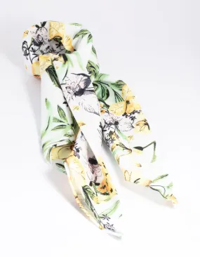 Colourful Floral Lilly Bandana Hair Scarf