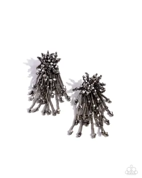 Congratulatory Charm - Silver Earrings