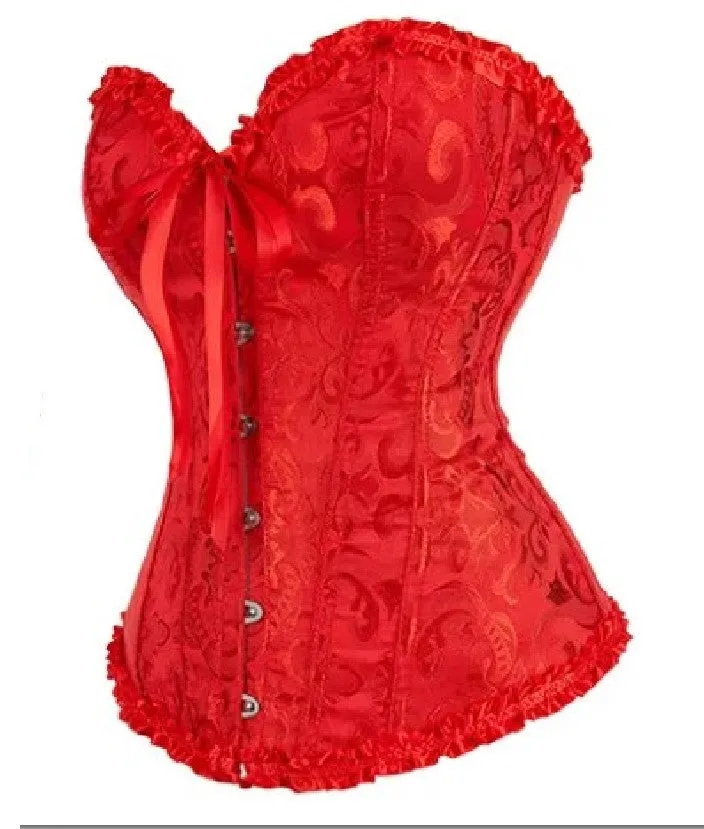 Corset Overbust - 3XL (Red)