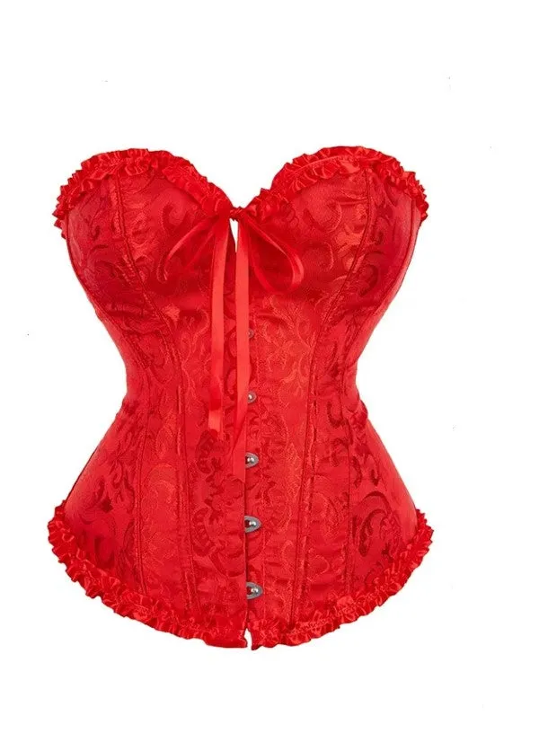 Corset Overbust - Large (Red)