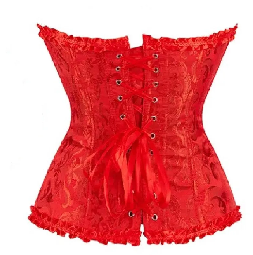 Corset Overbust - Large (Red)