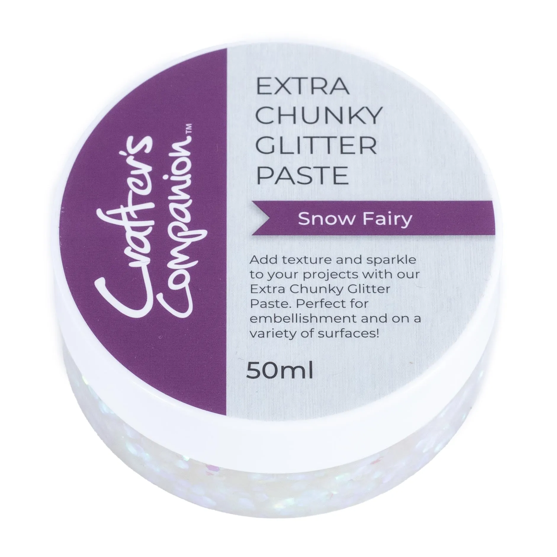 Crafter's Companion Chunky Glitter Paste with Stencils Collection